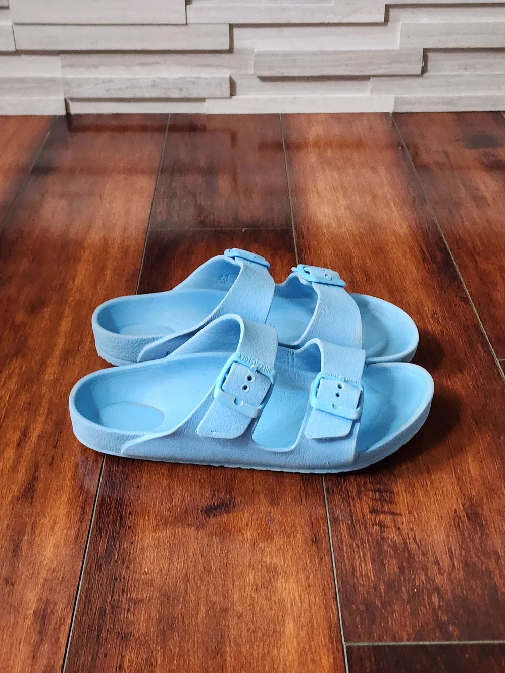 Birkenstock Arizona EVA Light Blue Sandals Kids EU 34 US 3 Waterproof